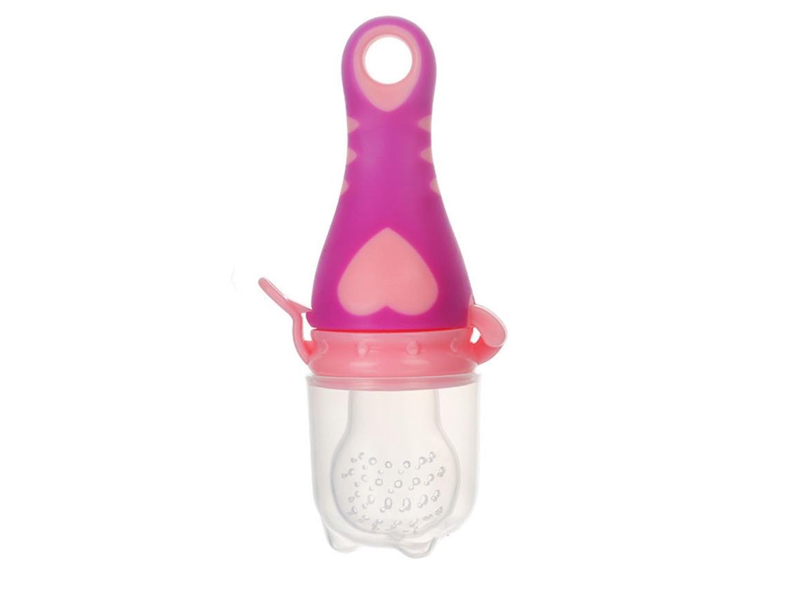 Mordedor de Frutas Silicone LAXISCREED Rosa