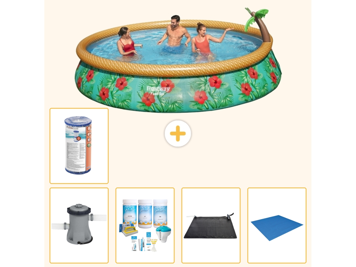 Bestway Piscina Bestway Fast Set Redonda - 457x84 Cm - 6-peças S22037