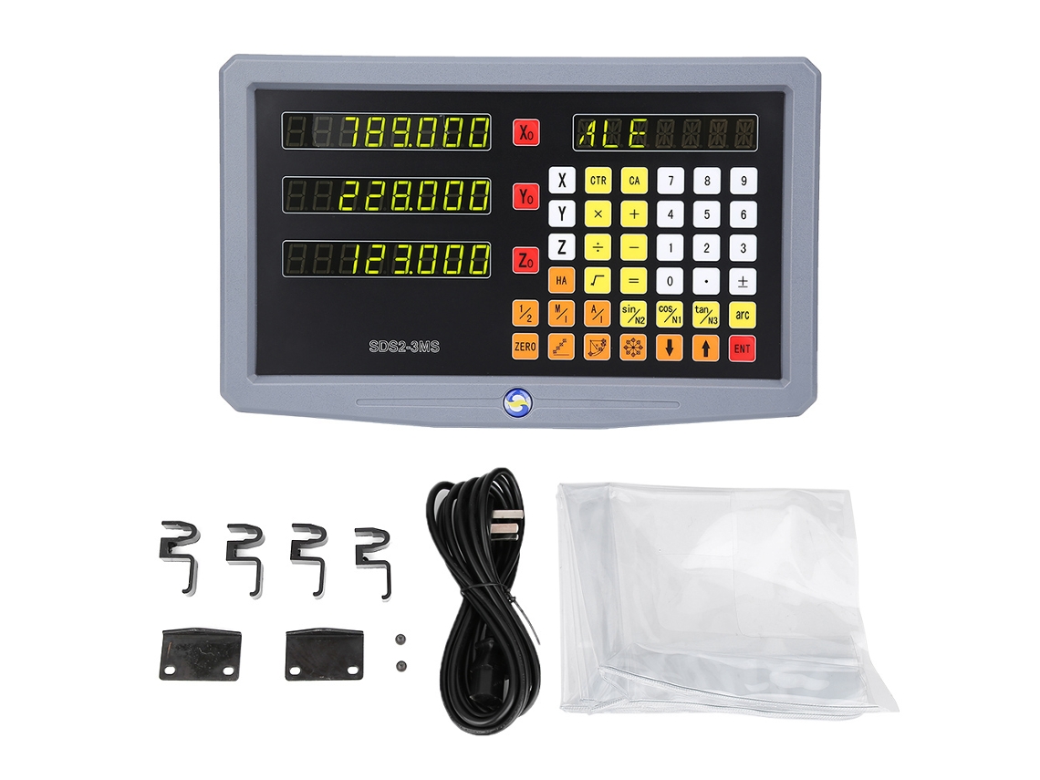 Leitor Digital 3 Eixos para Tornos e Fresadoras