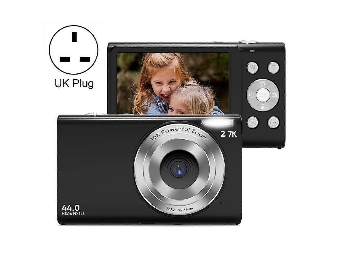 Máquina Fotográfica Digital Dc402 Com Ecrã De 2,4 Polegadas, 44mp E Zoom De 16x