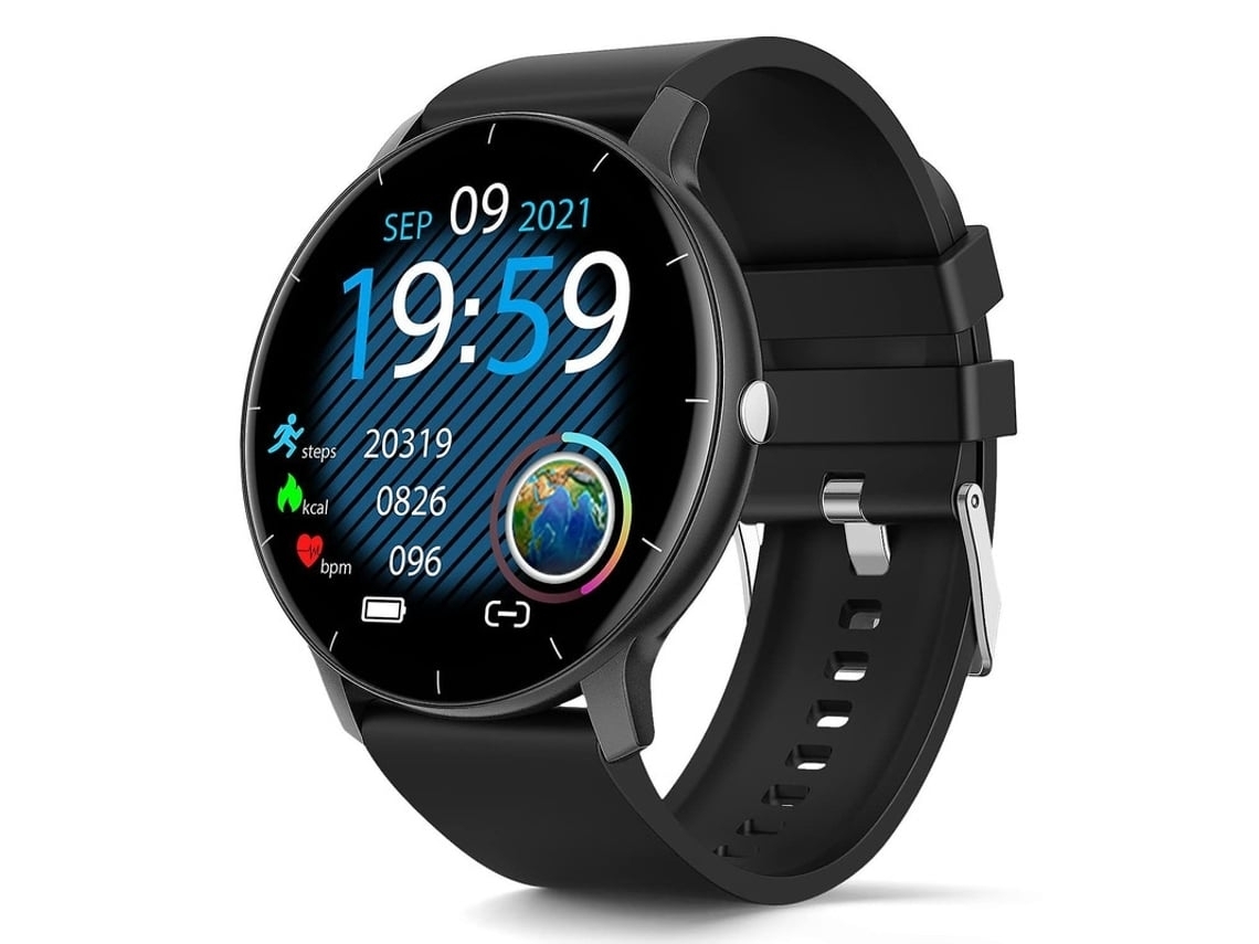 Smart Watch YEMAESRE Zl02 a Caixa É Leve e Fina Sem Sensação Ao Usar Preto YEMAESRE (Outlet Grade A)