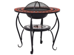 Fire Pit Table, Fire Pit Tables Vidaxl Marrom Cerâmica (n/a)