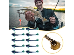 Luya Bait (silicone Material, Bionic Fish Lure) Yuexinghui Fishy Smell Soft Worm Curly Tail Soft Bait