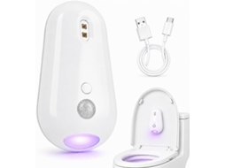 Luz De Limpeza Para Vaso Sanitário 2 Em 1 Inteligente Com Sensor