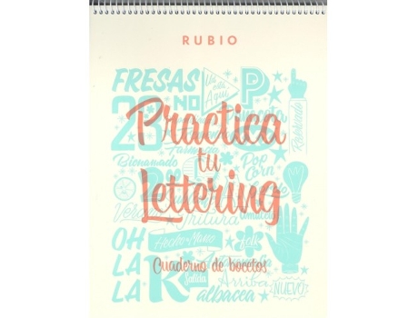 Livro Cuaderno Bocetos Caligrafía Da Editorial Rubio De Desconocido (espanhol)