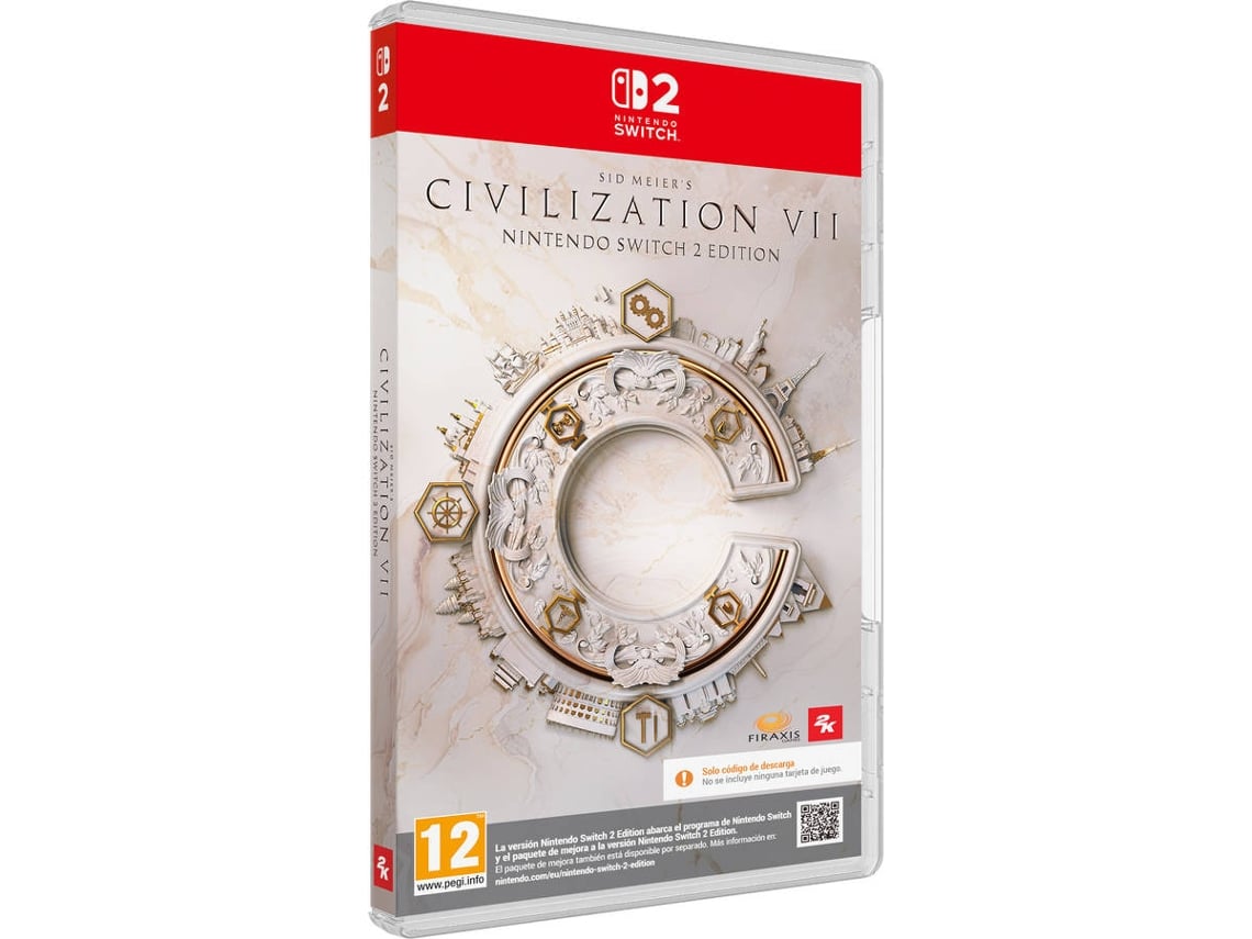 Jogo Nintendo Switch 2 Civilization VII (Código de Descarga na Caixa)