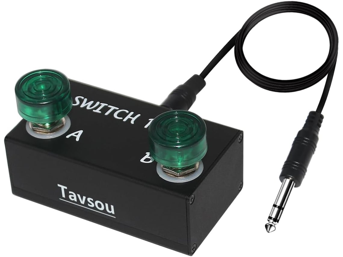 Pedal De Efeito De Guitarra Com Cabo Trs E Interruptor De Fecho Duplo