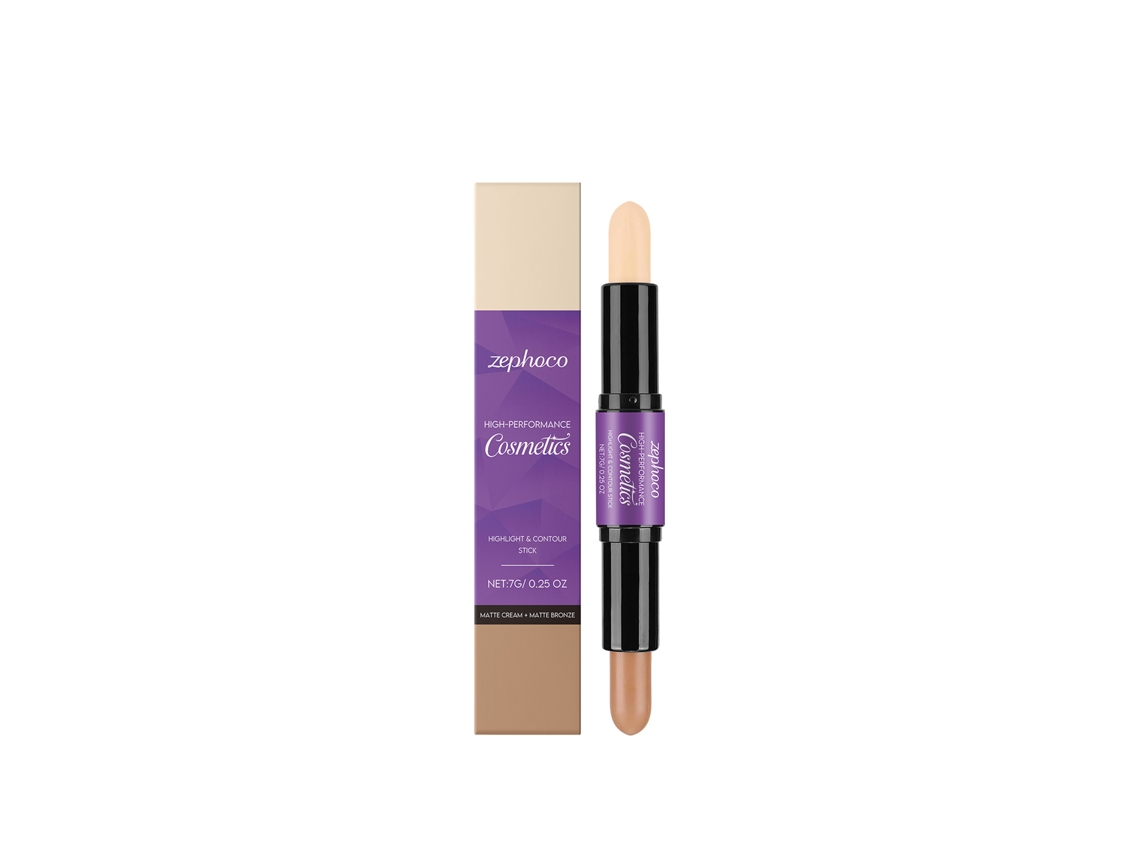 Stick Bronze Matte 2 em 1 para Contorno e Iluminação do Rosto LAXISCREED