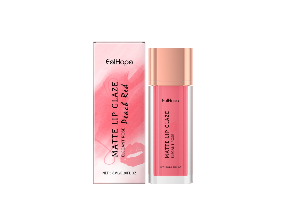 Batom Matte Gloss De Lábios Pêssego Rosa Labial