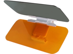 Protetor solar portátil para para-brisa de carro, antirreflexo, de plástico.