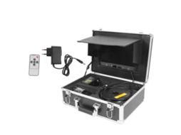 Câmera de Pesca Subaquática Lcd 10 Polegadas Ip68 com Rotação 360 Graus e Detector de Peixes Portátil