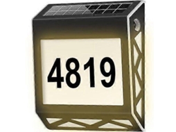 Placa De Endereço E Números De Casas Alimentados Por Energia Solar Olysi Shop