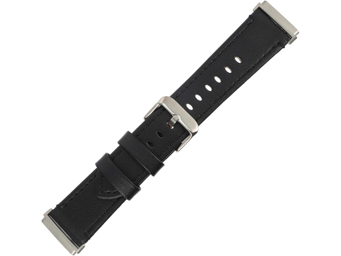 Pulseira De Couro Para Smartwatch, Compatível Com Watchband Sense,