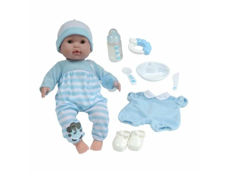 Boneca Bebé JC TOYS 38 cm Azul