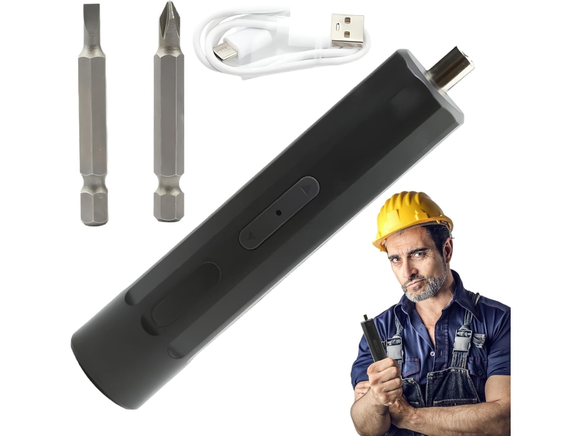 Parafusadeira Elétrica Com Carregamento Usb: Automática Sem Fio