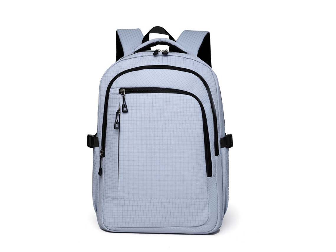 Mochila Escolar (azul), Leve E Simples, Com Grande Capacidade.