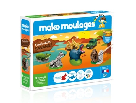 Jogo Criativo MAKO CRÉATIONS Savanna Molding Box (Idade Mínima Recomendada: 4 anos)
