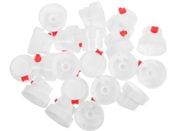 Bicos De Tinta Spray Aerossol De 4 Mm Em Pe Branco, Pacote Com 20 Unidades | Válvula Macho