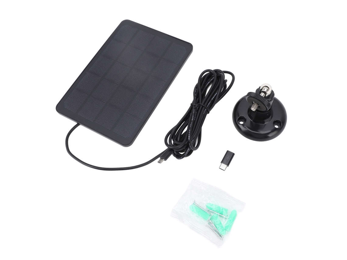 Aetheria painel Solar para Câmera de Segurança Outdoor 4w 5v Usb Type C Ip65 À Prova D'água