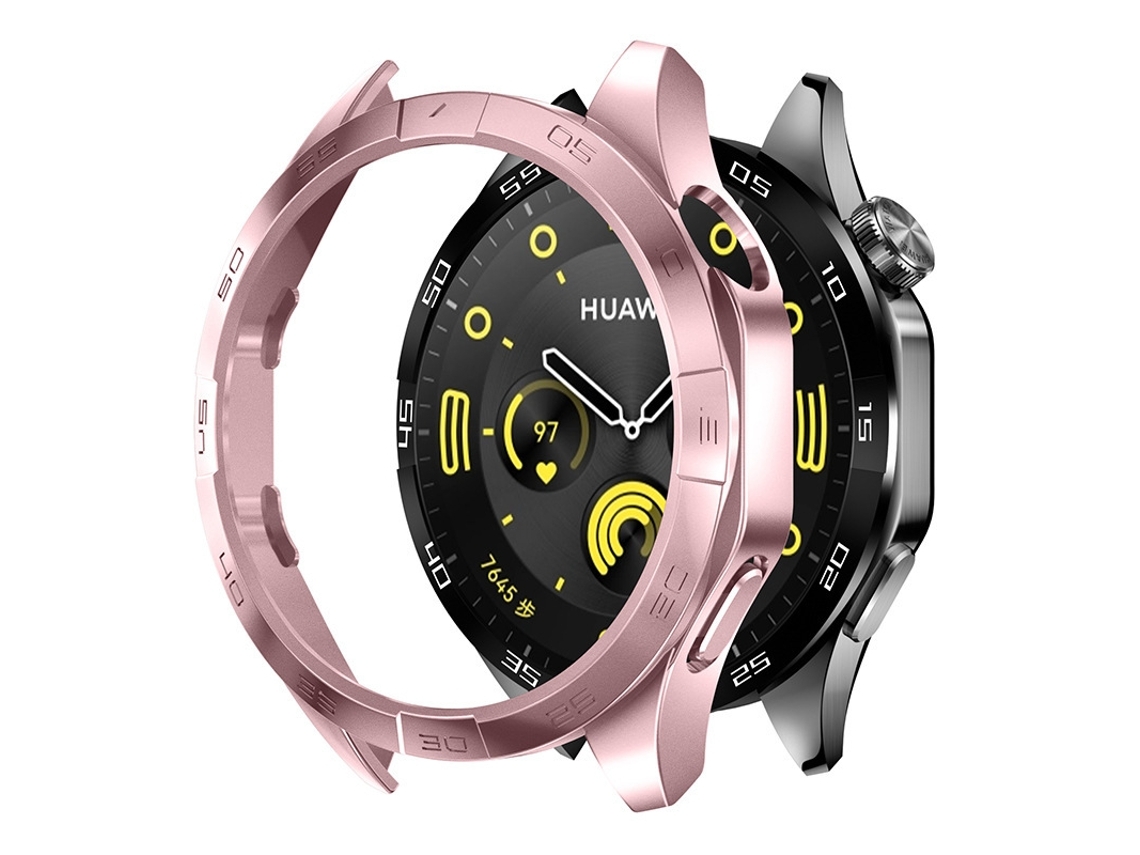 Capa Protetora, Compatível Com Huawei Gt4 46mm Ouro Rosa