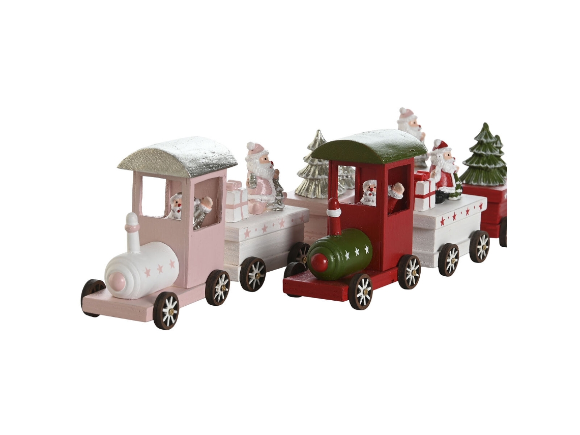 Enfeite de Natal vermelho e verde Dkd Home Decor, 35,5 x 5 x 8,8 cm (pacote com 2)