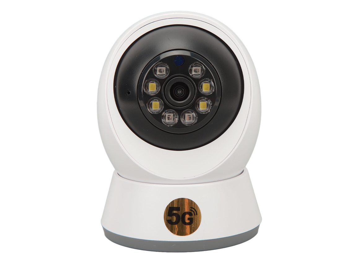 Câmera De Segurança Residencial Hd 1080p Com Visão Panorâmica 360 ​​graus, Wi-fi Banda Dupla 5g, Ideal Para Monitorar Bebês, Idosos E Animai