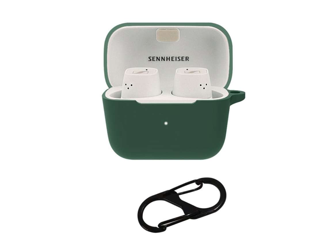 Capa Protetora Com Fivela Para Sennheiser Cx 500bt Verde Escuro Brilvibera