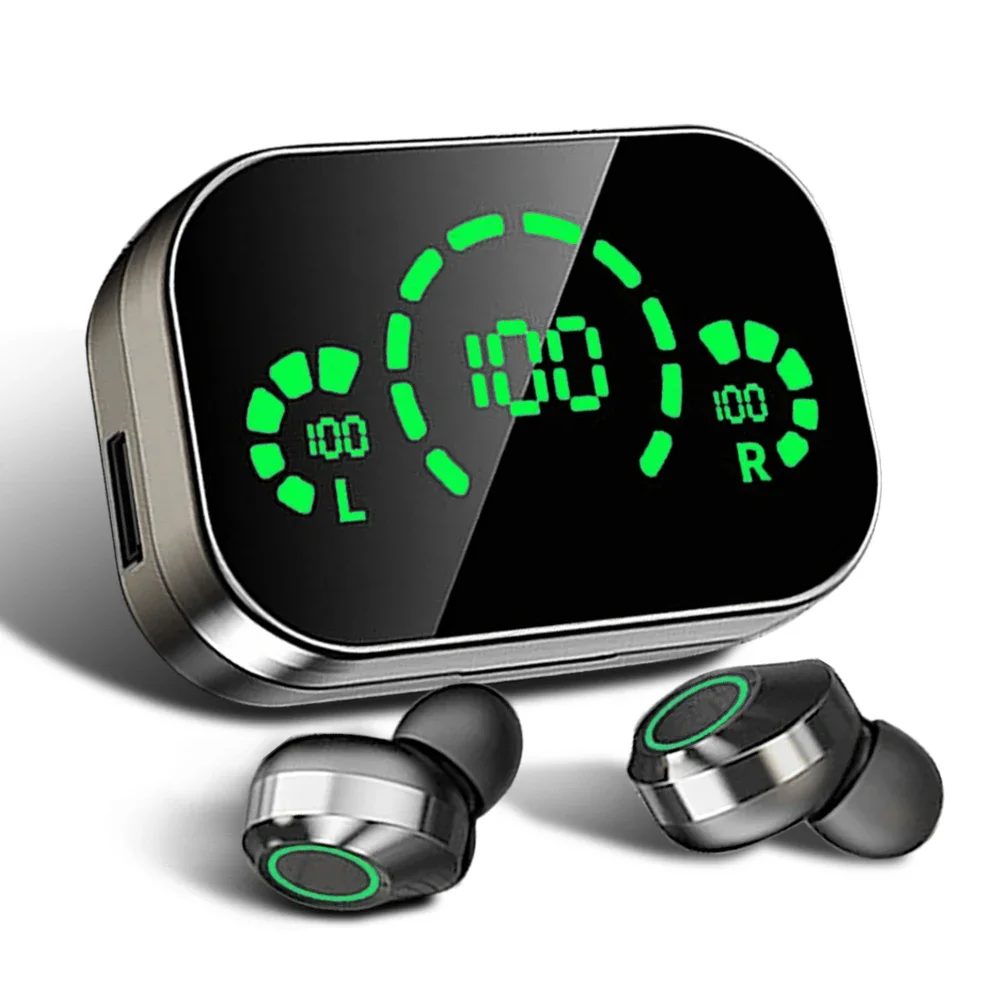 (preto) Fones De Ouvido Bluetooth Sem Fio, Fones De Ouvido Estéreo Esportivos, Fones De Ouvido De Alta Fidelidade Para Música