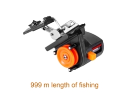 Contador de Linha de Pesca 999m Acessórios
