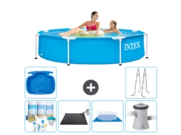 Piscina com Estrutura Redonda 244x51 Cm 7 peças S20990 INTEX