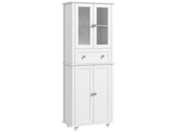 Armário de Cozinha Mdf Cor Branco 61x35x168,5 cm Homcom