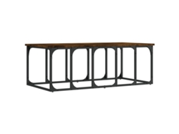 Mesa de centro MAISON EXCLUSIVE em madeira de carvalho defumado com derivados da Madeira (100x50x35,5 cm)