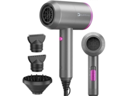 Secador de Cabelo Profissional, Iônico Secagem Rápida 2000 W com Difusor, Secadores Potentes 3 Calor 2 Velo GOKOCO