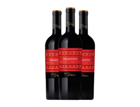 Vinho LUCE DEL SOLE Primitivo Puglia (0.75 L - 3 Unidades)