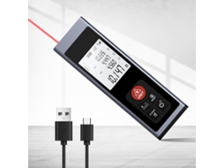 Telêmetro Eletrônico De Bolhasmedição Contínua Com Carregamento Usb C E Luz De Fundo Lcd Zeuxo