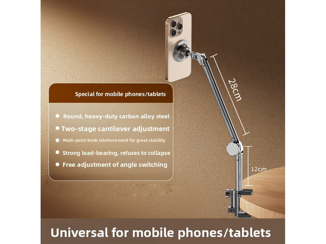 Suporte Magnético Magsafe Para Celular E Tablet De Cabeceira, Ideal Para Streaming.