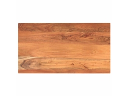 Vidaxl Tampo De Mesa Retangular 100x70x2,5 Cm Madeira De Acácia Maciça
