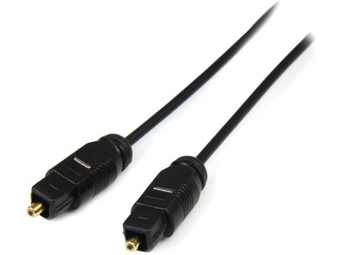 Cabo de Áudio STARTECH (4.6 m - Toslink/Toslink - Preto)