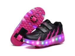 2026-zapatos De Patines Com Rodas E Luzes Led Para Crianças Presente Ideal Para Aniversário Festa Natal 34 (dentro De 21 Cm) Lavanda