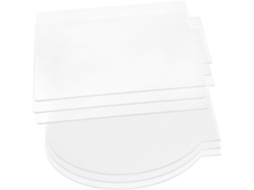 Conjunto de 6 Painéis de Led Transparentes em Formatos Redondo e Quadrado, Ideais para Decoração e Ambientação de Interiores. SFUSHOS