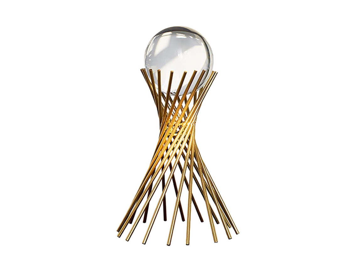 Bola de Cristal Moderna LAXISCREED com Suporte de Ferro