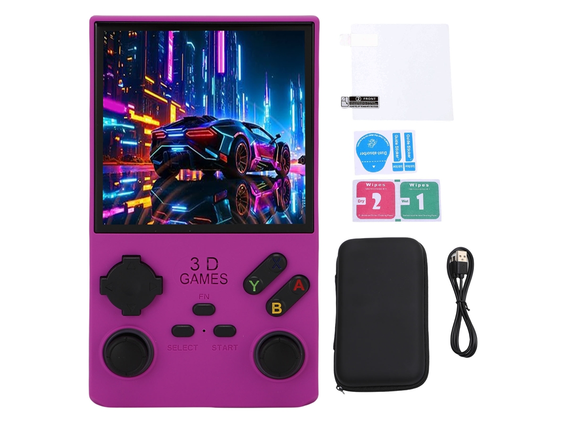 Console Portátil LAXISCREED Linux 4 Polegadas 256gb Roxo