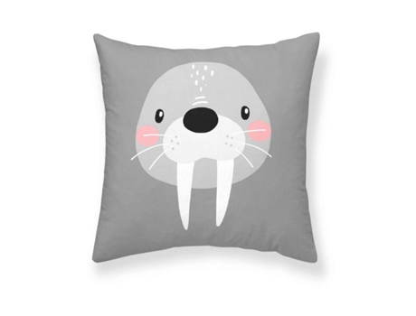 Capa de travesseiro KIDS&COTTON Tabor A (Cinzento - Foca)