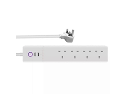 Régua De Energia Inteligente Multifuncional Wifi 10a Sm So306 K Com 4 Tomadas 2 Usb, Plugue Padrão Do Reino Unido Olysi Shop