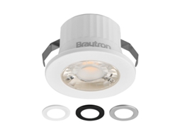 Mini Spot Led Redondo 3 Cores 3W 6500K Ip54 BRAYTRON