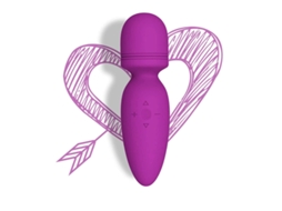 Vibrador adulto, Mini massageador de haste, Pequeno massageador portátil, Massageador pessoal vestível, Vermelho