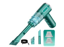 Aspirador De Pó Automotivo Potente De 29000pa, Dupla Função Para Sólidos E Líquidos, Sem Fio, Com Forte Sucção, Preto. Aquaforge