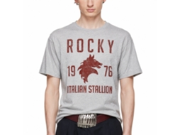 Rockinstone Rocky Movie Vintage 1976 Heather Gray Adult T-shirt Size:m