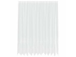Conjunto 1 Cortina De Renda Vidaxl Branco Poliéster (200 X 300 Cm)