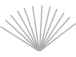 Conjunto De 12 Pinos Aço Inoxidável Para Fixação Em Painéis